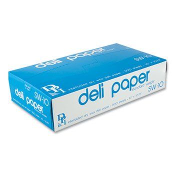 10 x 10 deli paper sheets for food prep and sandwich service