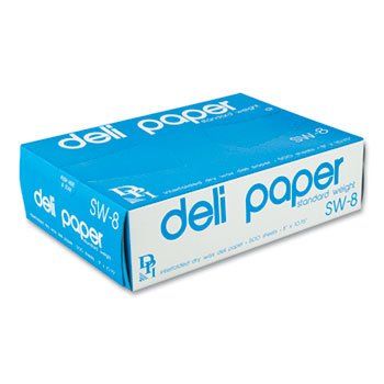 8 x 10 deli paper sheets for sandwiches, wraps, and deli counters