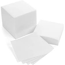white beverage napkins for coffee shops, delis, and catering