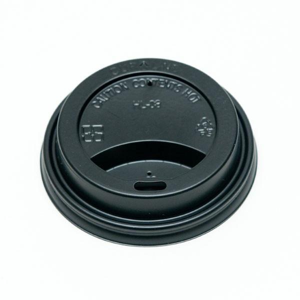 black dome coffee cup lid for bulk hot beverage service