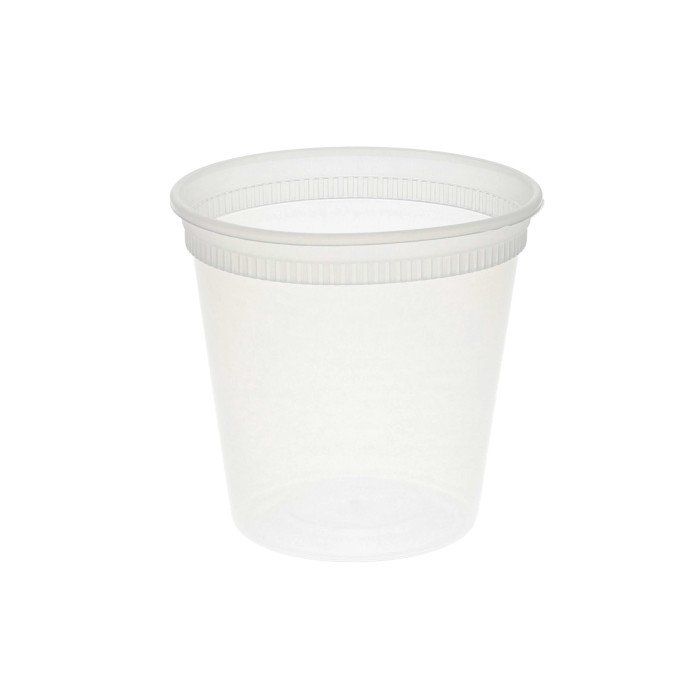 24 oz wholesale deli container for soups, salads, and takeout