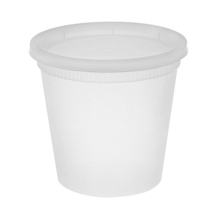 24 oz deli container combo with lid for wholesale takeout packaging