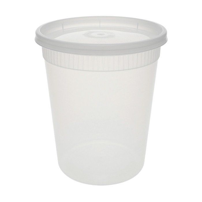 32 oz deli container combo with lid for wholesale takeout supply