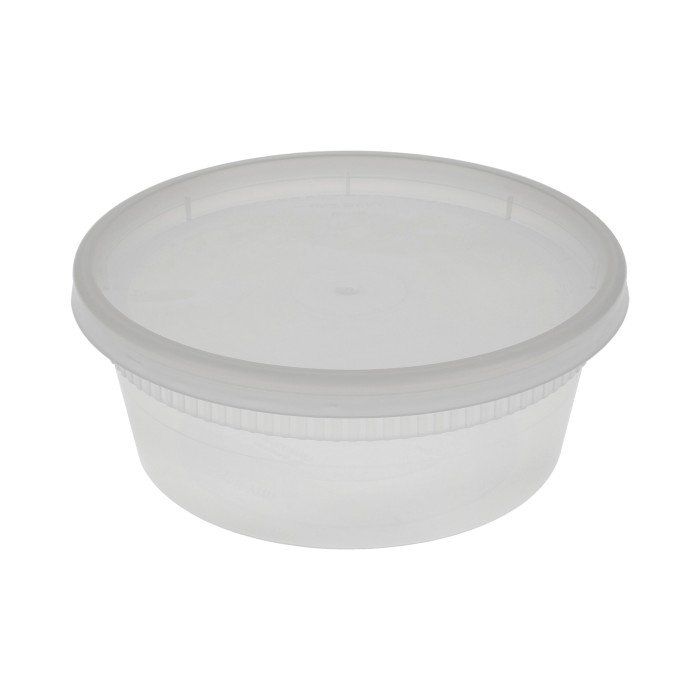 8 oz wholesale deli container with lid for sauces and sides