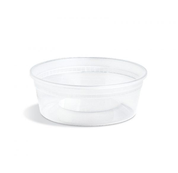 8 oz deli container combo for sauces, dressings, and sides