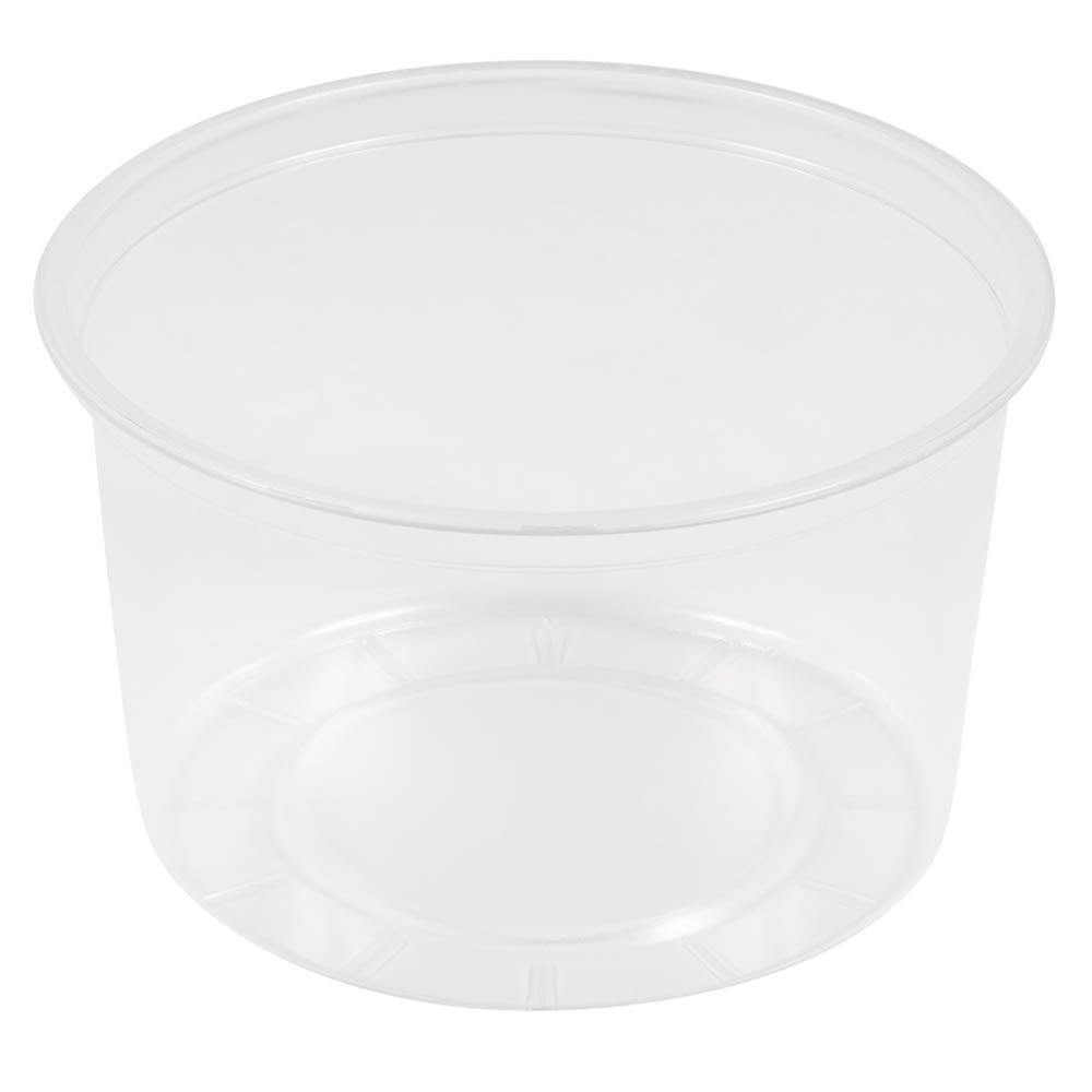 16 oz clear deli container for soups, salads, and food prep