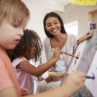 Children Doing Art — Burtonsville, MD — Childway Early Learning Center