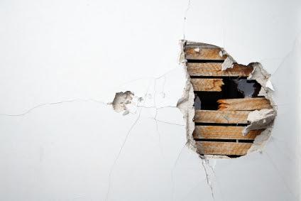 Broken Wall — Seattle, WA — Aurora Plumbing & Electric