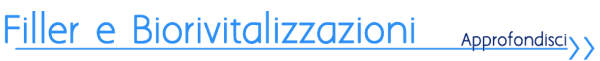 Filler e Biorivitalizzazioni