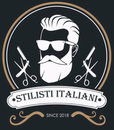 stilisti italiani barber shop logo