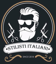 stilisti italiani barber shop logo