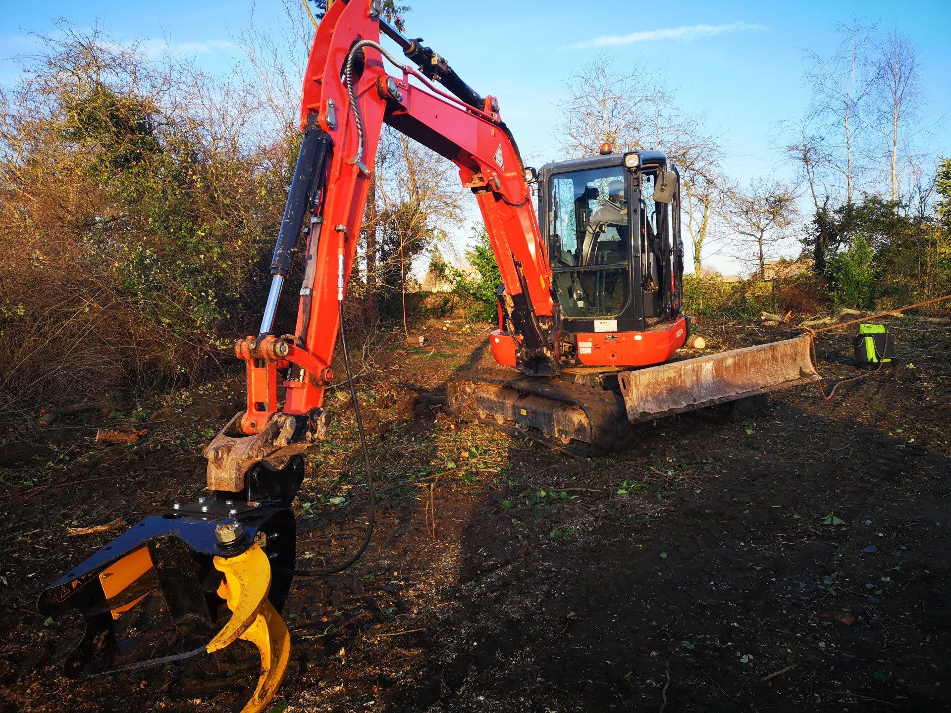 digger site clearing