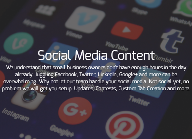 A blurred image of social media content on a phone screen