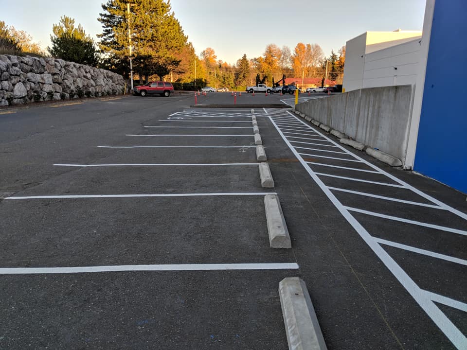 Wheelstop Installation Bellingham WA