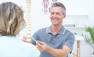 Smiling Physiotherapist — Chiropractic in Shermans Dale, PA Smiling Physiotherapist — Chiropractic in Shermans Dale, PA