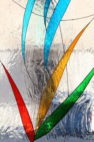 Vetro artistico colorato