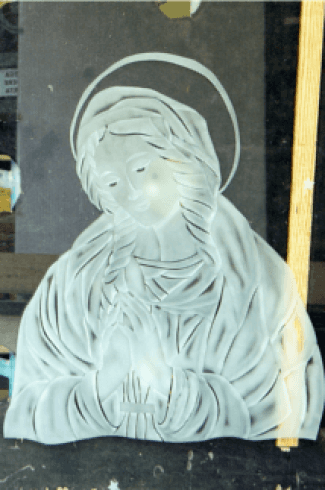 Madonna in vetro
