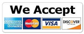 Credit Cards Accepted