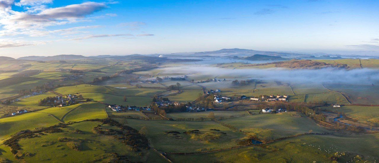 Kirkgunzeon in Spring Kirkgunzeon in Spring, Dumfries & Galloway, Scotland