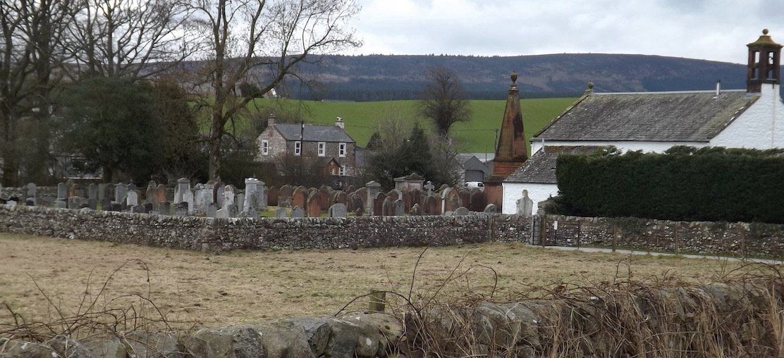 View over Kirkgunzeon Churchyard View over Kirkgunzeon Churchyard, Dumfries & Galloway, Scotland