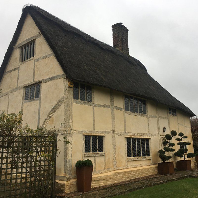 Limewashed Building