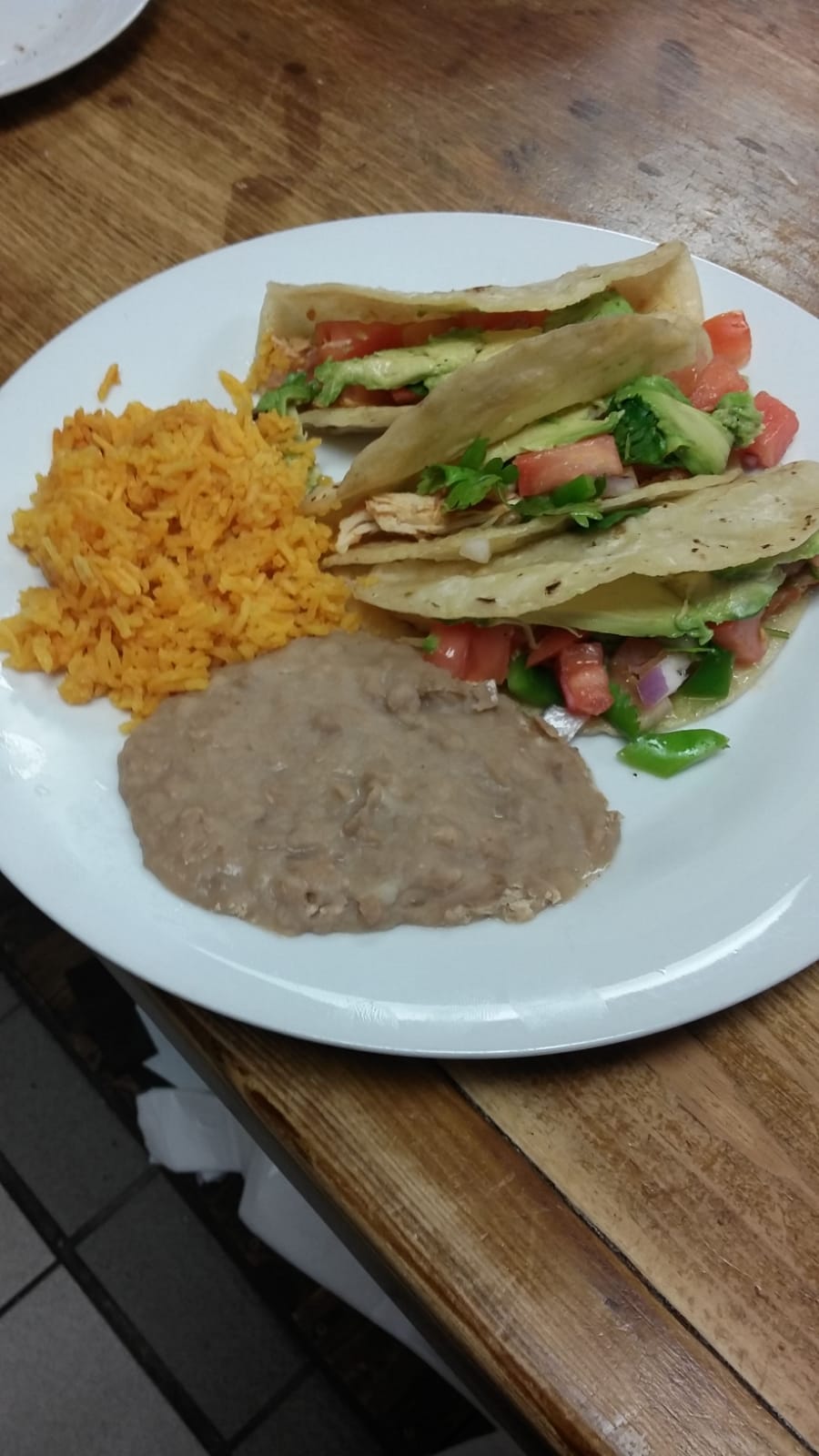 Soft Tacos with Beans and Rice