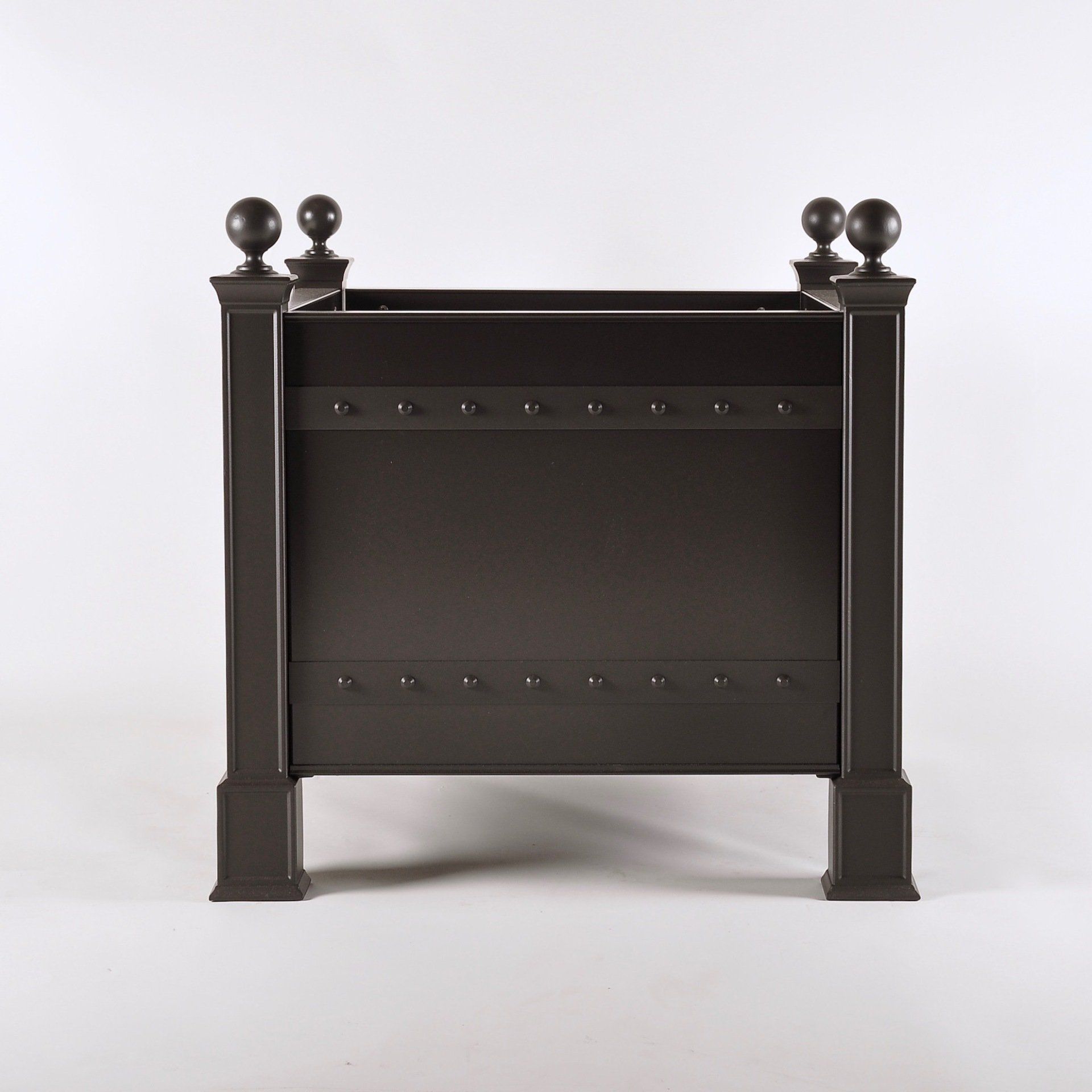 Versailles Planter with Painted Strips and Studs