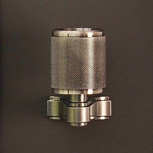 E27 Knurled Gunmetal E27 Knurled Gunmetal Cube Lamp Holder Lamp Holder