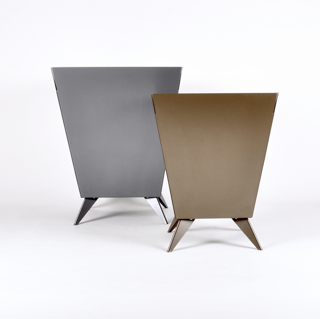 Flute Planters in Medium and small