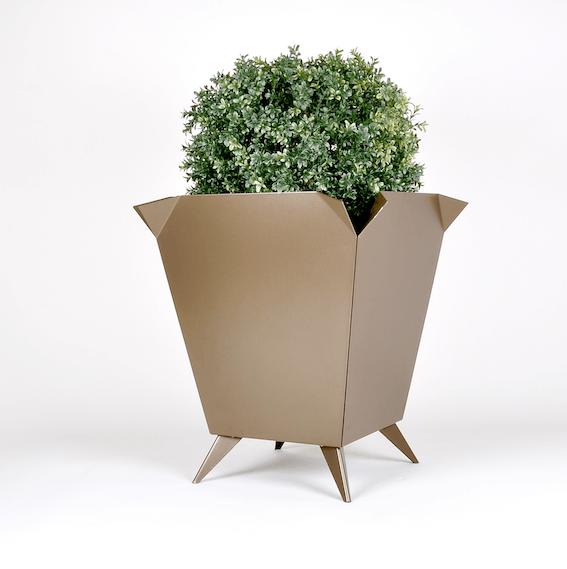 Large Wing Planter in Bronze