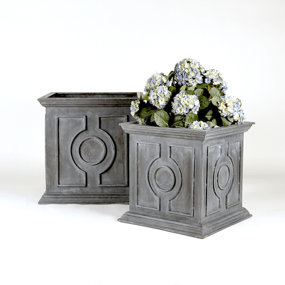 Belgian Circle Planters in Large and Medium