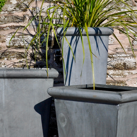 Roll Top Planters in Large, Medium and Tall