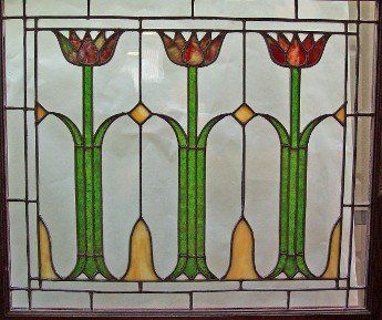 flowered stain glass