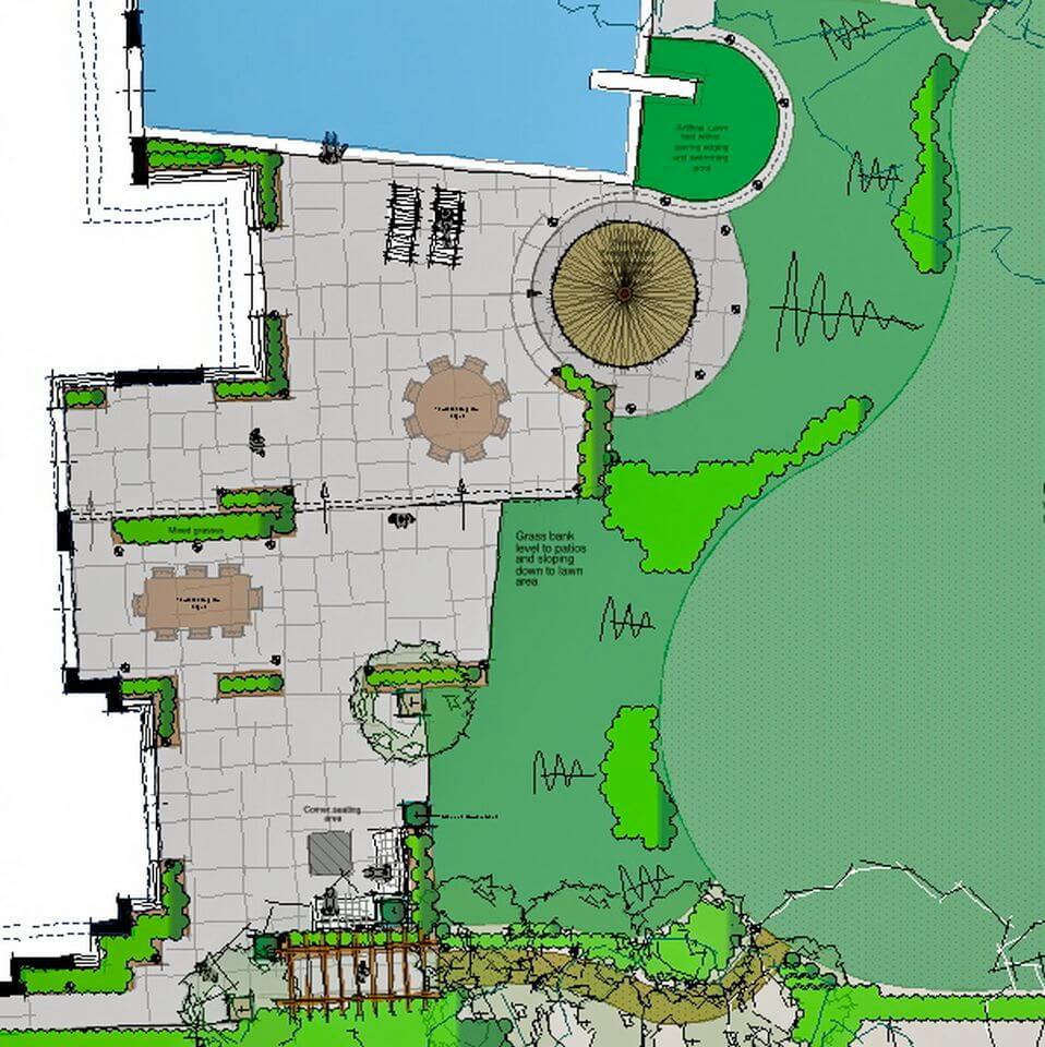 graphic of gardening plan