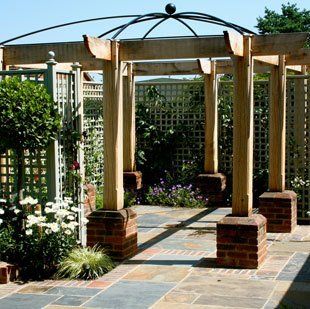 atrium in garden