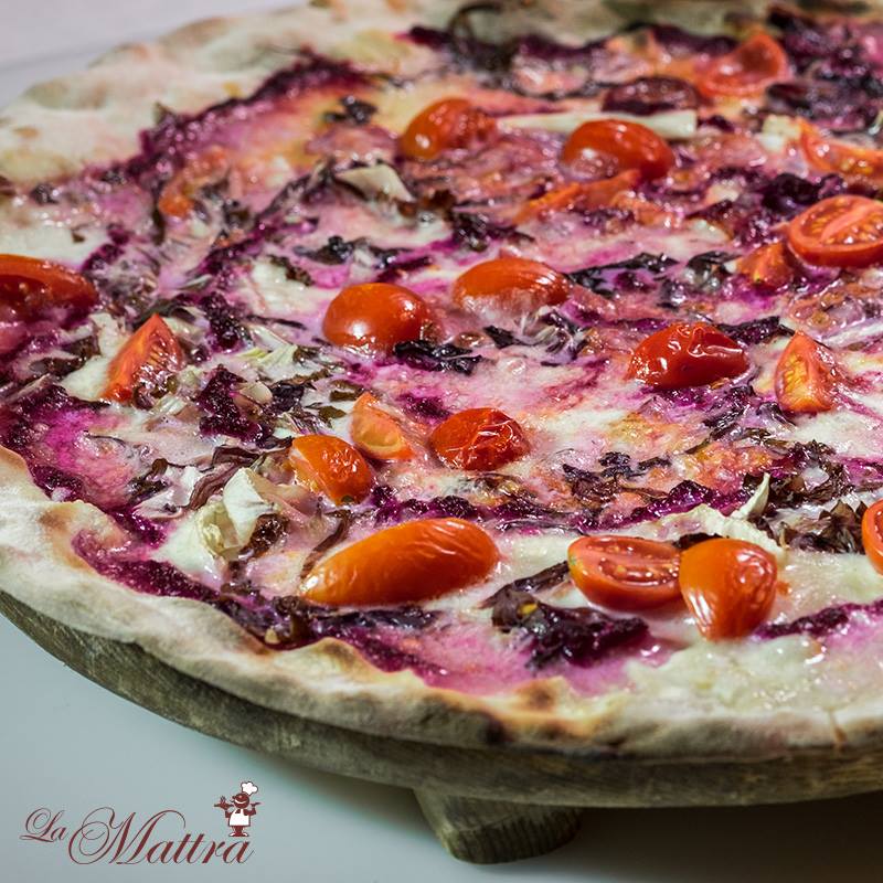Pizza con lo speck