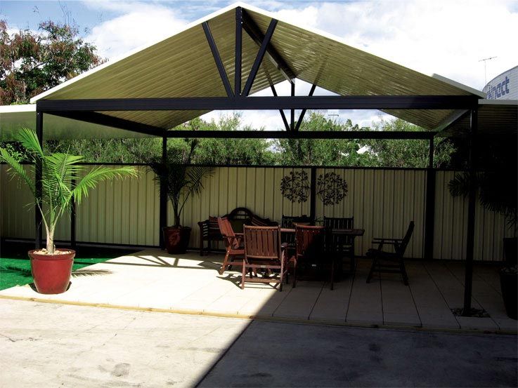 garden seating area