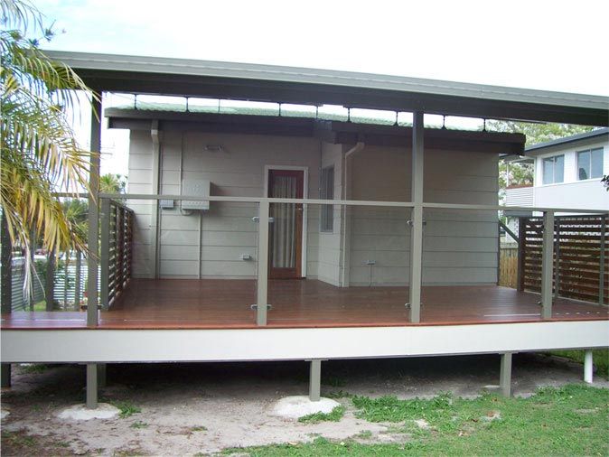 View of a deck area