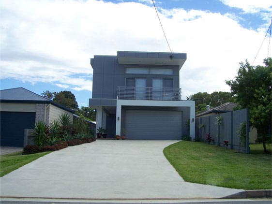 View of a driveway