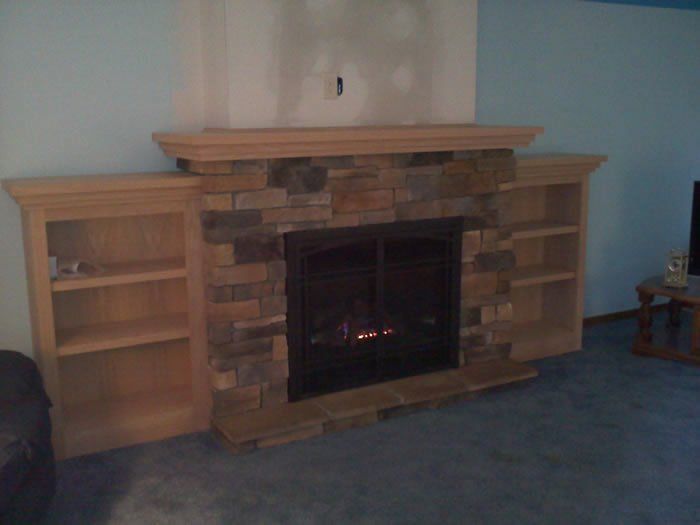 Gas fireplace installation for Clarence, NY