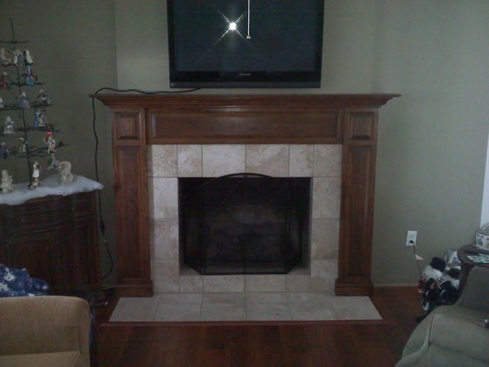 Wood burning fireplace repair