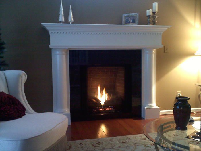Wood burning fireplace services
