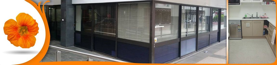 idas cleaning clean glass windows and kitchen area
