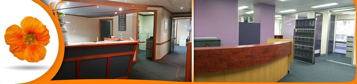 idas cleaning office reception area
