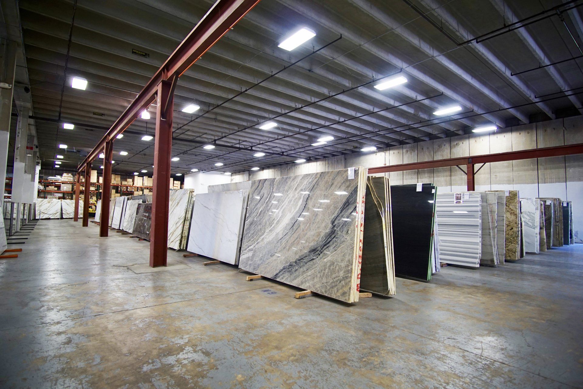 stone slab showroom in nashville