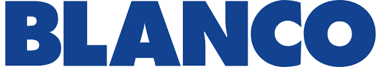 BLANCO logo in blue.