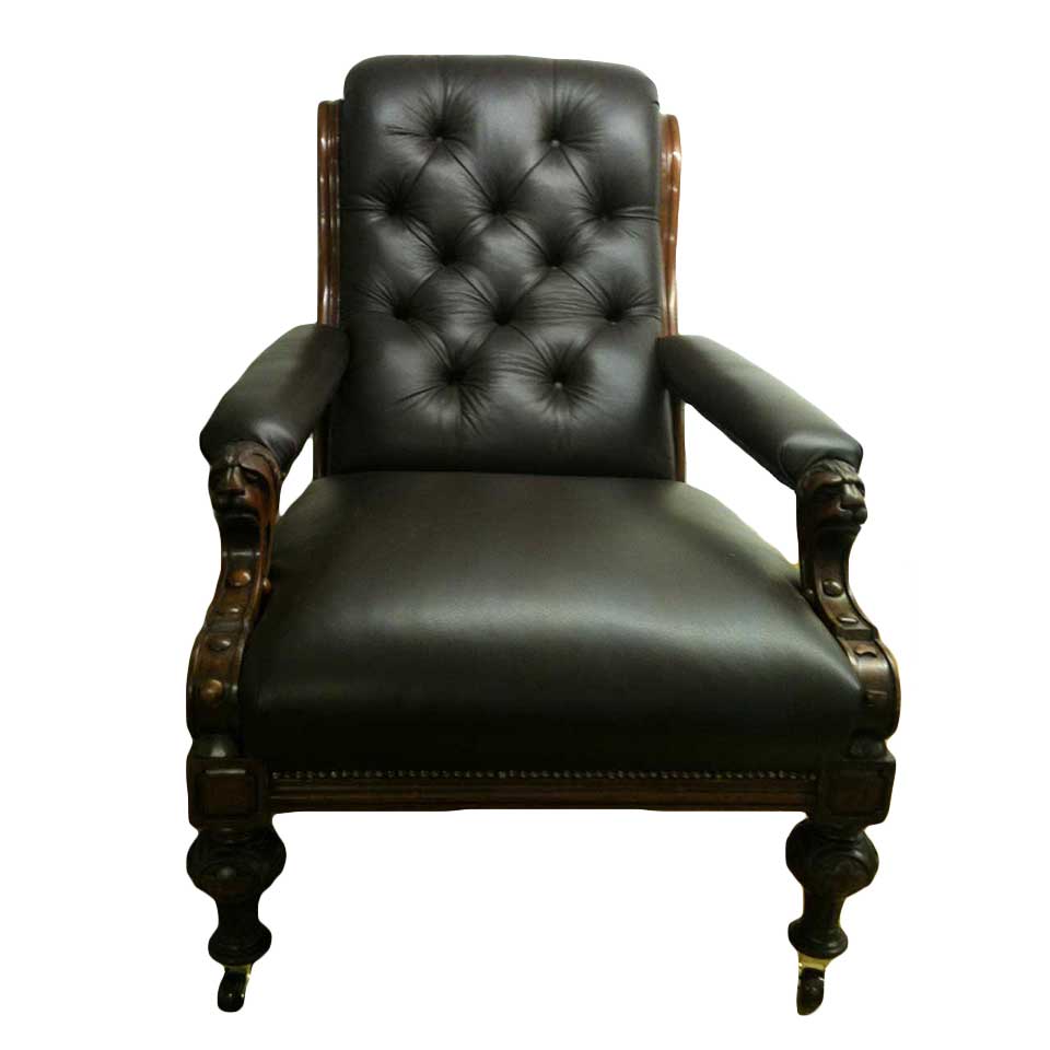After repair and restore of Antique Chair
