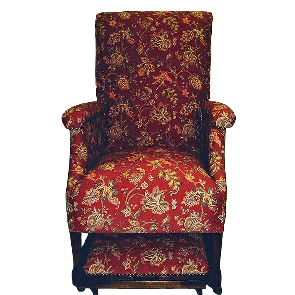 After repair and restore of Antique Chair