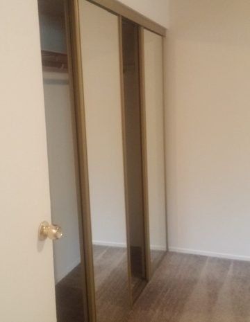 mirrored closets