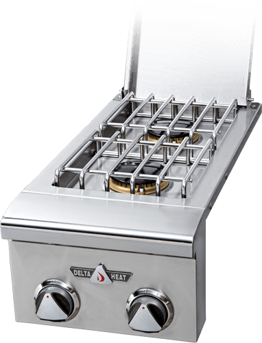 Delta Heat Outdoor Double Burner SS